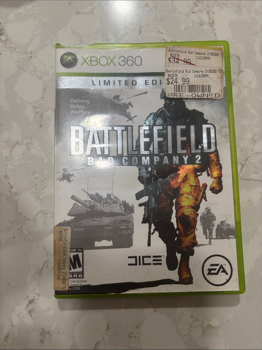 Xbox 360 Battlefield: Bad Company 2 Limited Edition